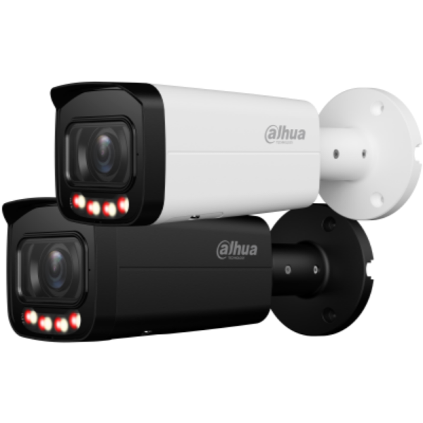 Cámara de red WizSense Bullet inteligente de 4 MP con doble luz y foco fijo